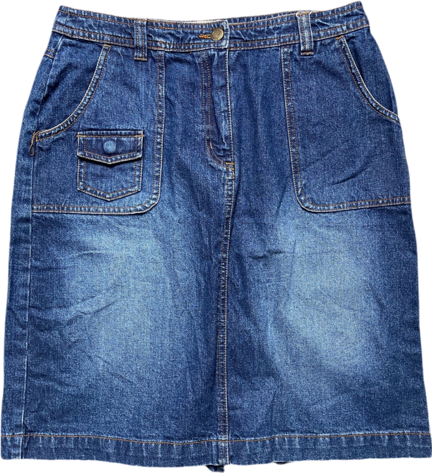 Vintage John Bauer Rock Blau 90s M