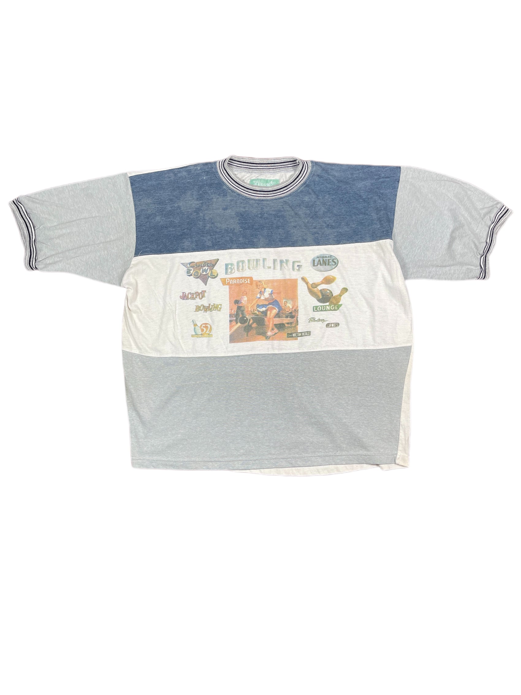 Vintage Bowling Turnez Barcelona T-Shirt Faded 90s - L