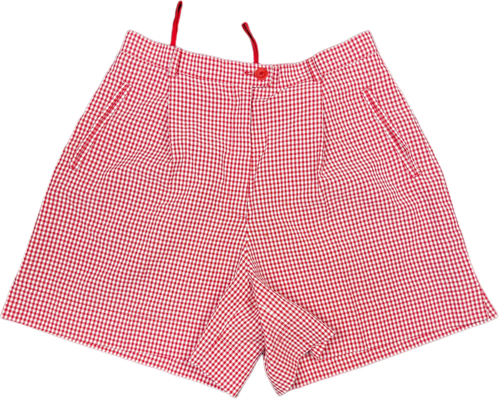 Vintage Ludwig Beck Red Shorts Viscose Blend XL