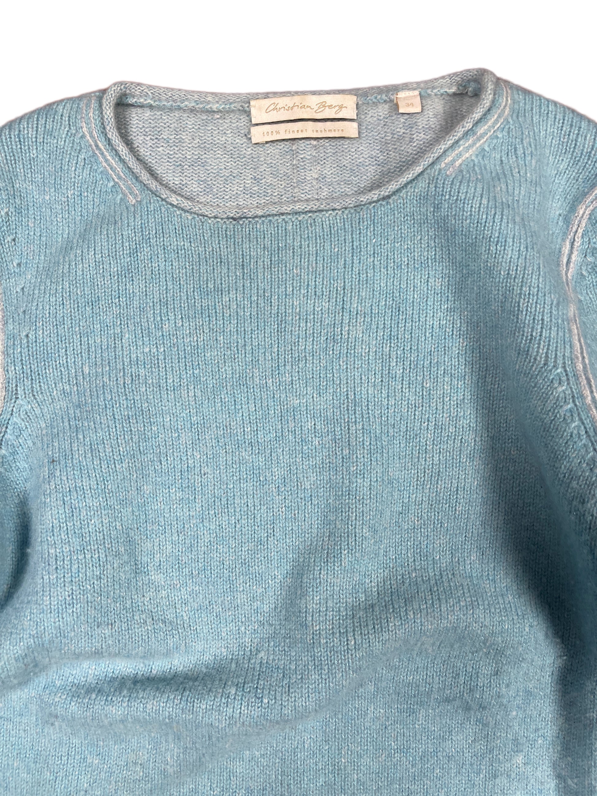 Christian Berg Knitted Sweater Blue - XS