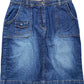 Vintage John Bauer Rock Blau 90s M