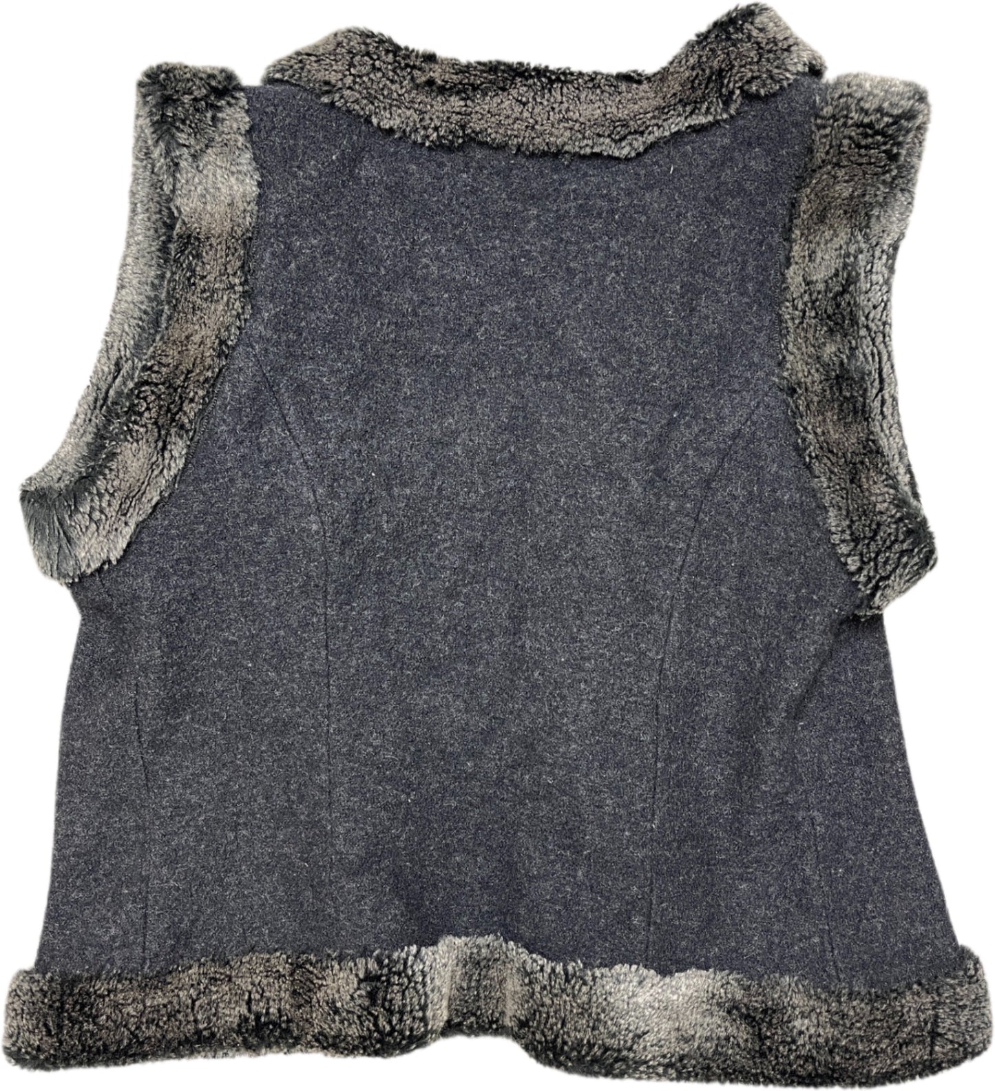 Sandra Pabst Weste Grau Wolle S