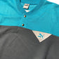 Vintage Puma Sweatshirt Turquoise and Gray Cotton Blend 90s XL/XXL