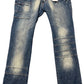 Y2K SUAT Bahceci Denim Pants Blue Cotton XL