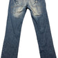 Y2K SUAT Bahceci Denim Pants Blue Cotton XL