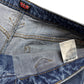 Vintage H.I.S Denim Pants Blue Cotton Blend XXL