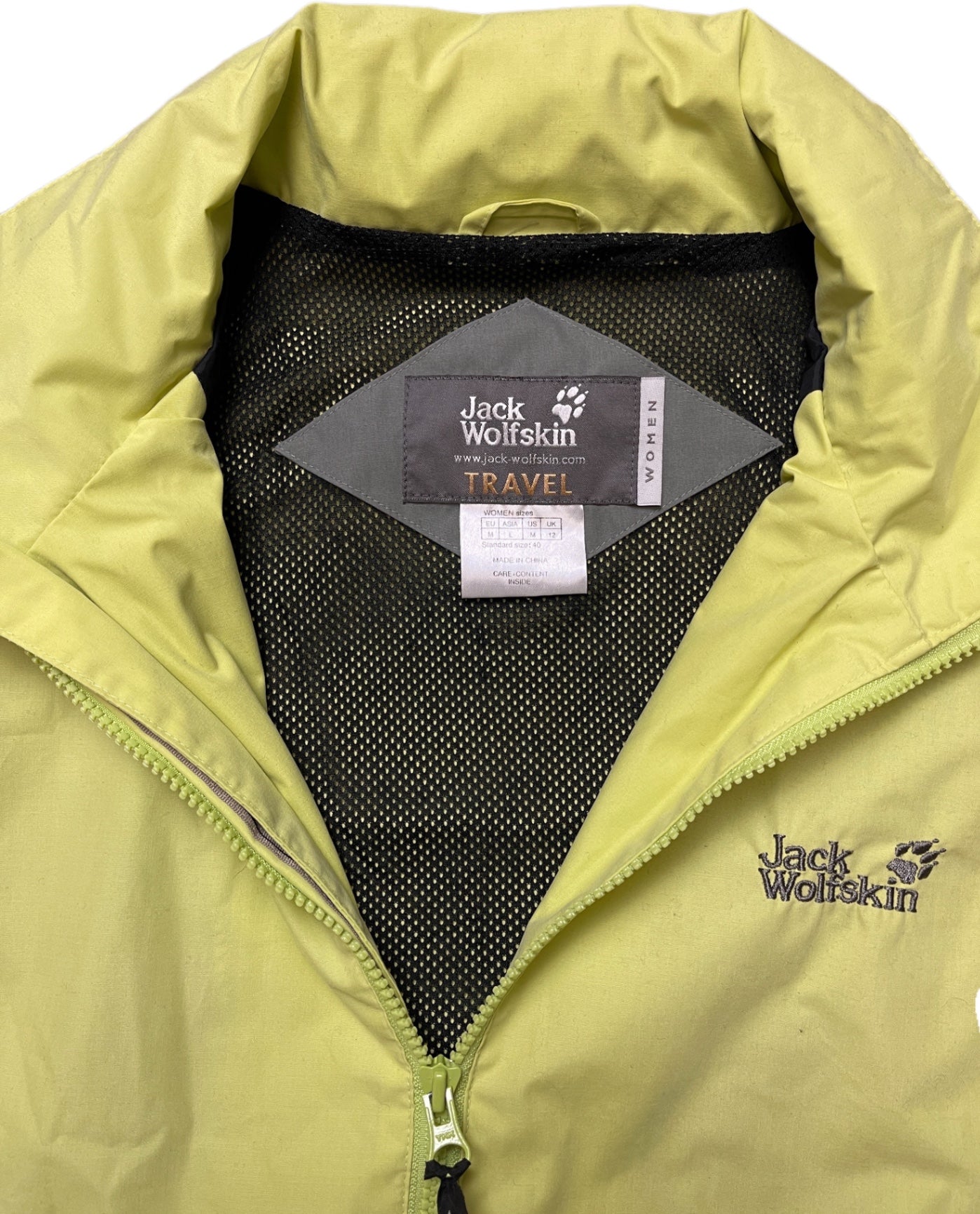 Jack Wolfskin Tracking Jacket Mint Green Synthetik M
