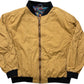 Vintage C&A Cloth Jacket Bomber Beige Cotton XXL