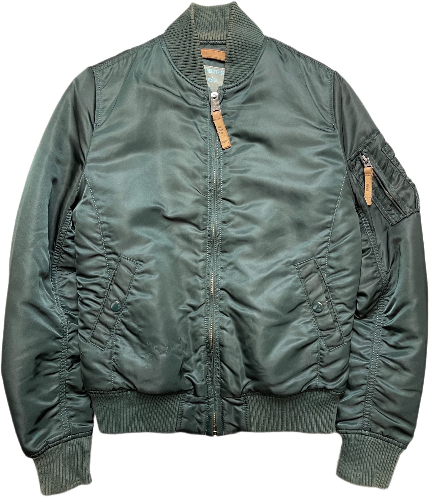 Alpha Industries Bomberjacke Grün Nylon S