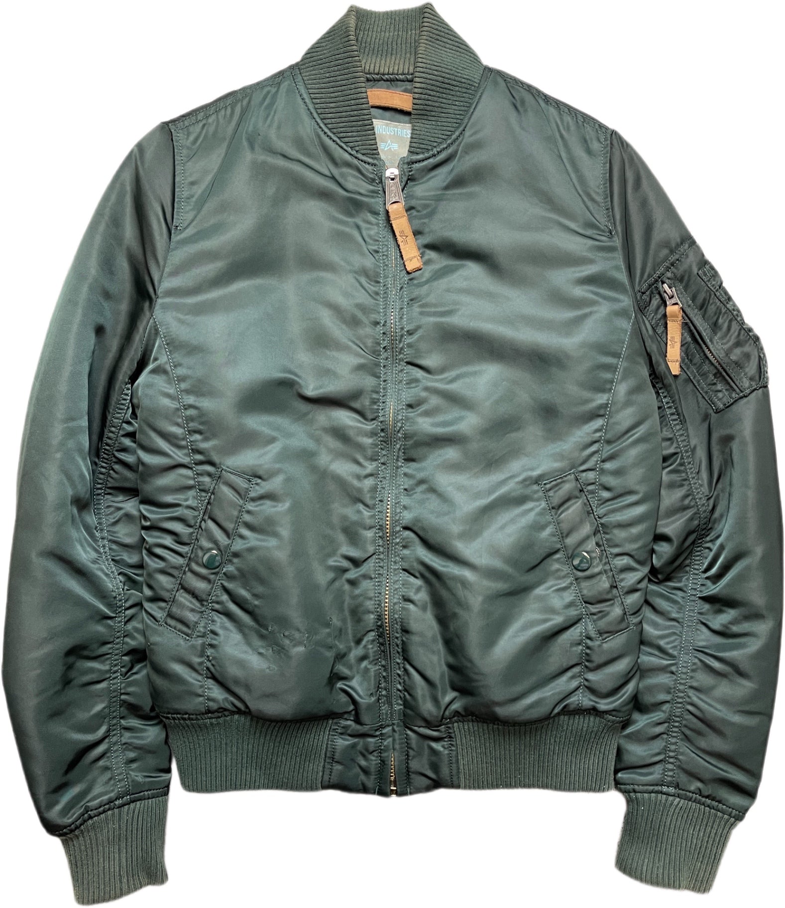 Alpha Industries Bomberjacke Grün Nylon S