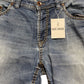 Y2K Gardeur Opium Denim Pants Blue Cotton Blend L