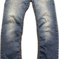 Y2K Gardeur Opium Denim Pants Blue Cotton Blend L