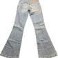 Levi's 544 Flared Denim Pants Blue Cotton Blend M
