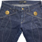 Y2K Cavalli Jeans Denim Pants Blue Cotton Blend M/L
