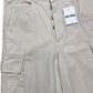 Vintage Tomster USA Cargo Pants Creme Cotton S