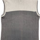 Y2K Fishbone Sweater Vest Gray Cotton L