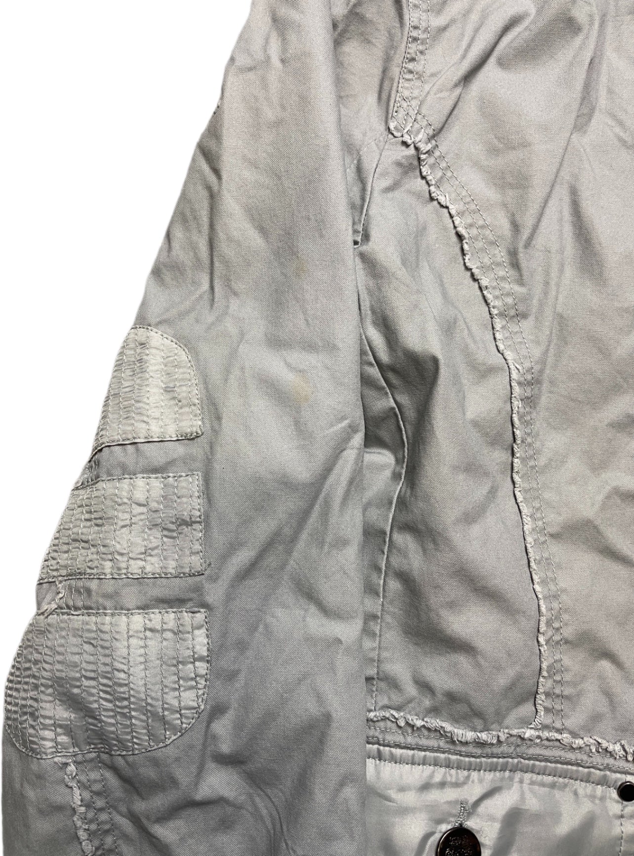 Y2K Von Dutch Jacke Grau Baumwolle M