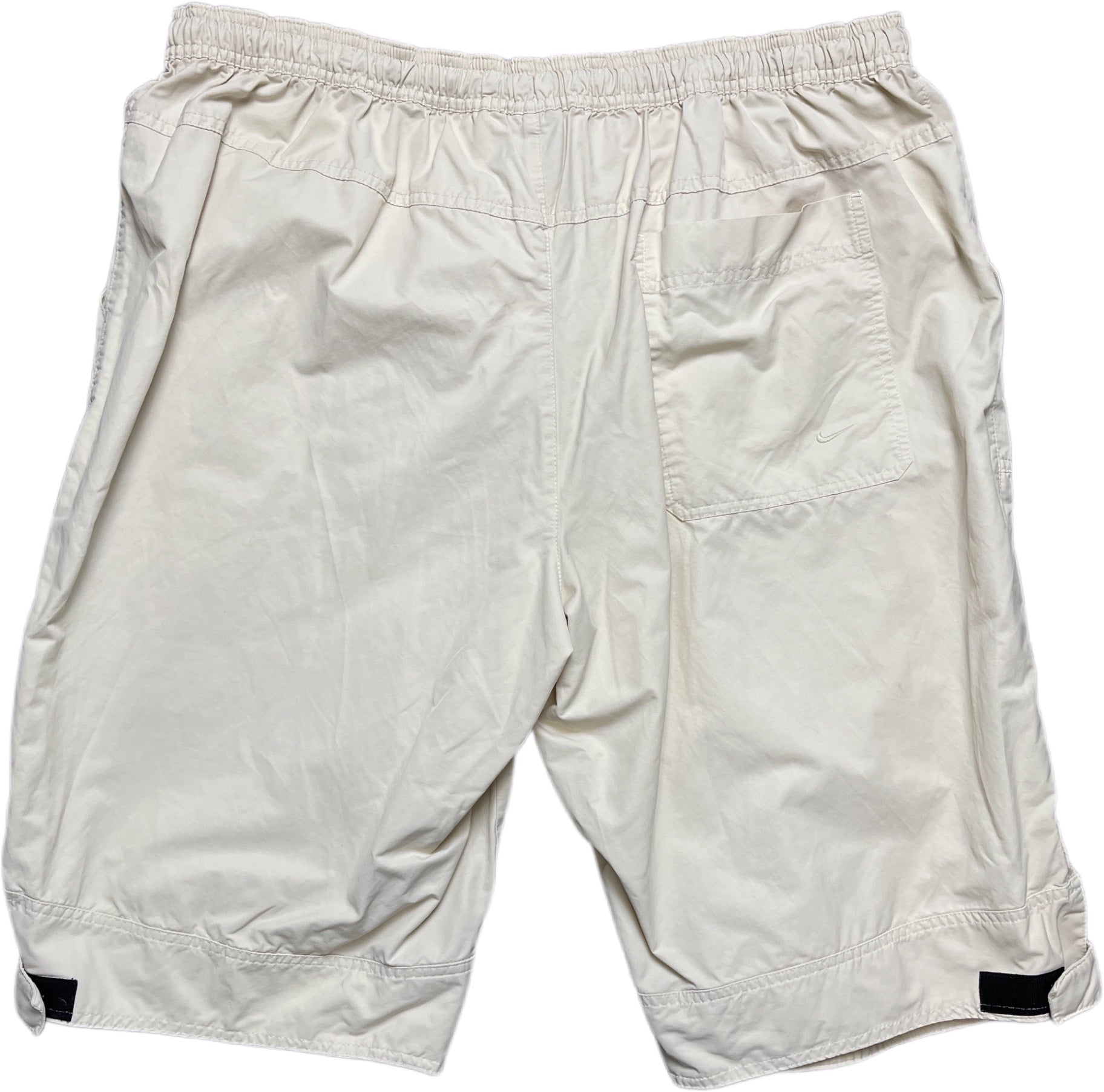 Vintage Nike Shorts Creme Nylon XXL