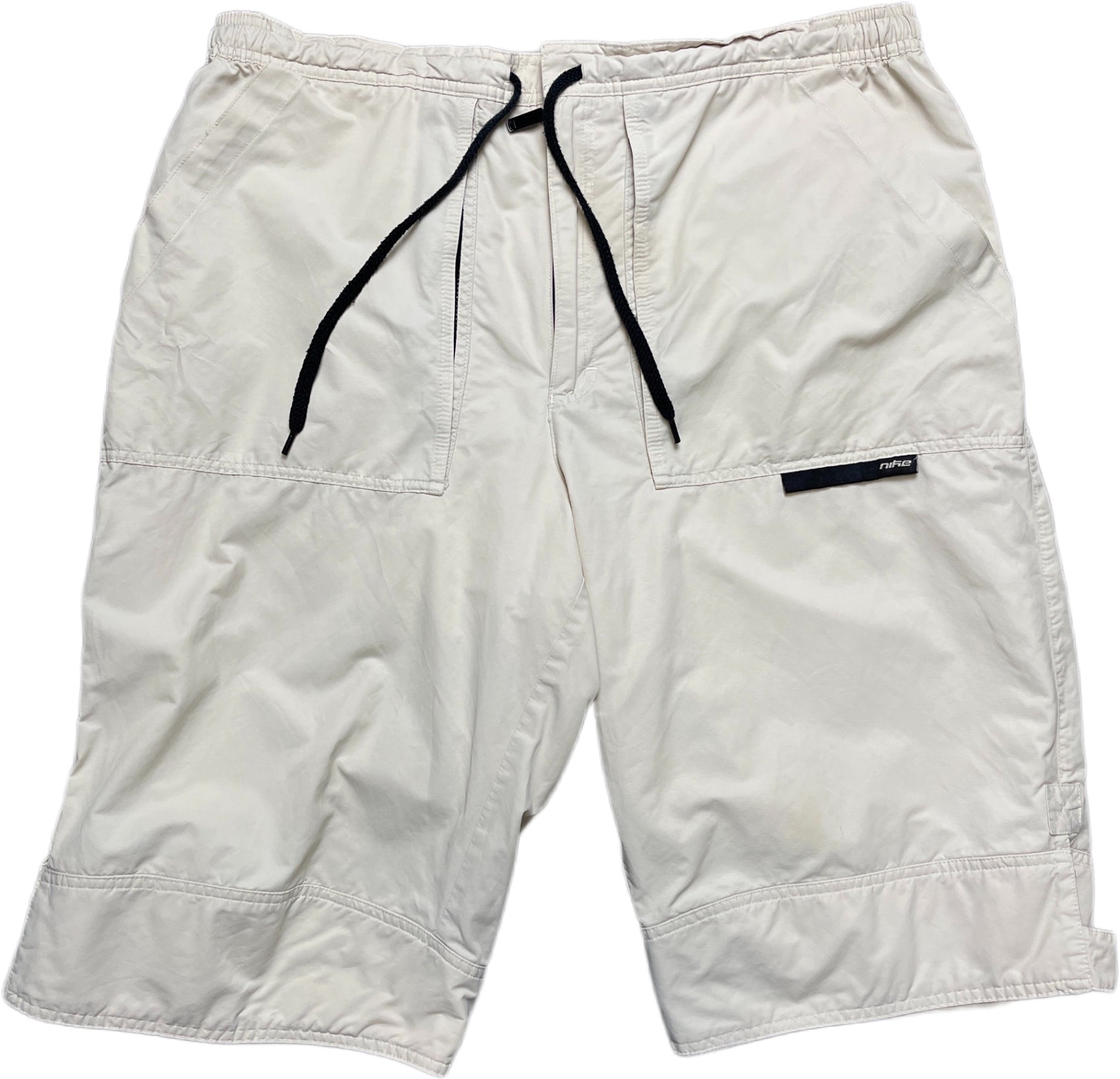 Vintage Nike Shorts Creme Nylon XXL