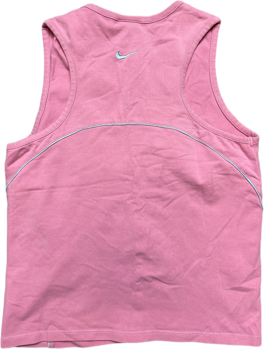 Vintage Nike Sports Top Rosa Cotton Blend S