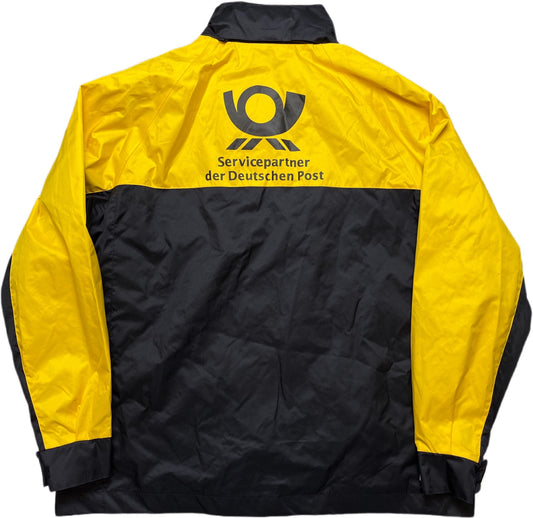 Deutsche Post Jacke Gelb und Schwarz Synthetik L