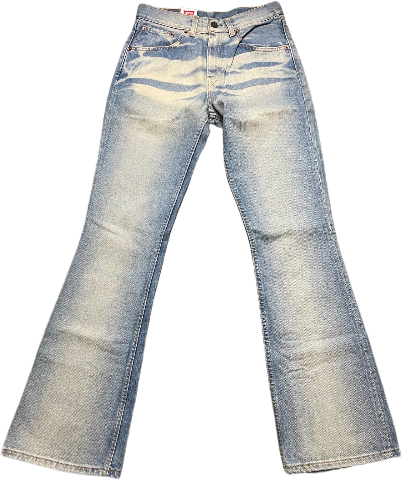 Vintage Levi's Schlaghose 525 04 Jeanshose Hellblau Baumwolle XS
