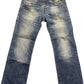 Y2K Y.Two Jeanshose Blau Baumwolle XXXL