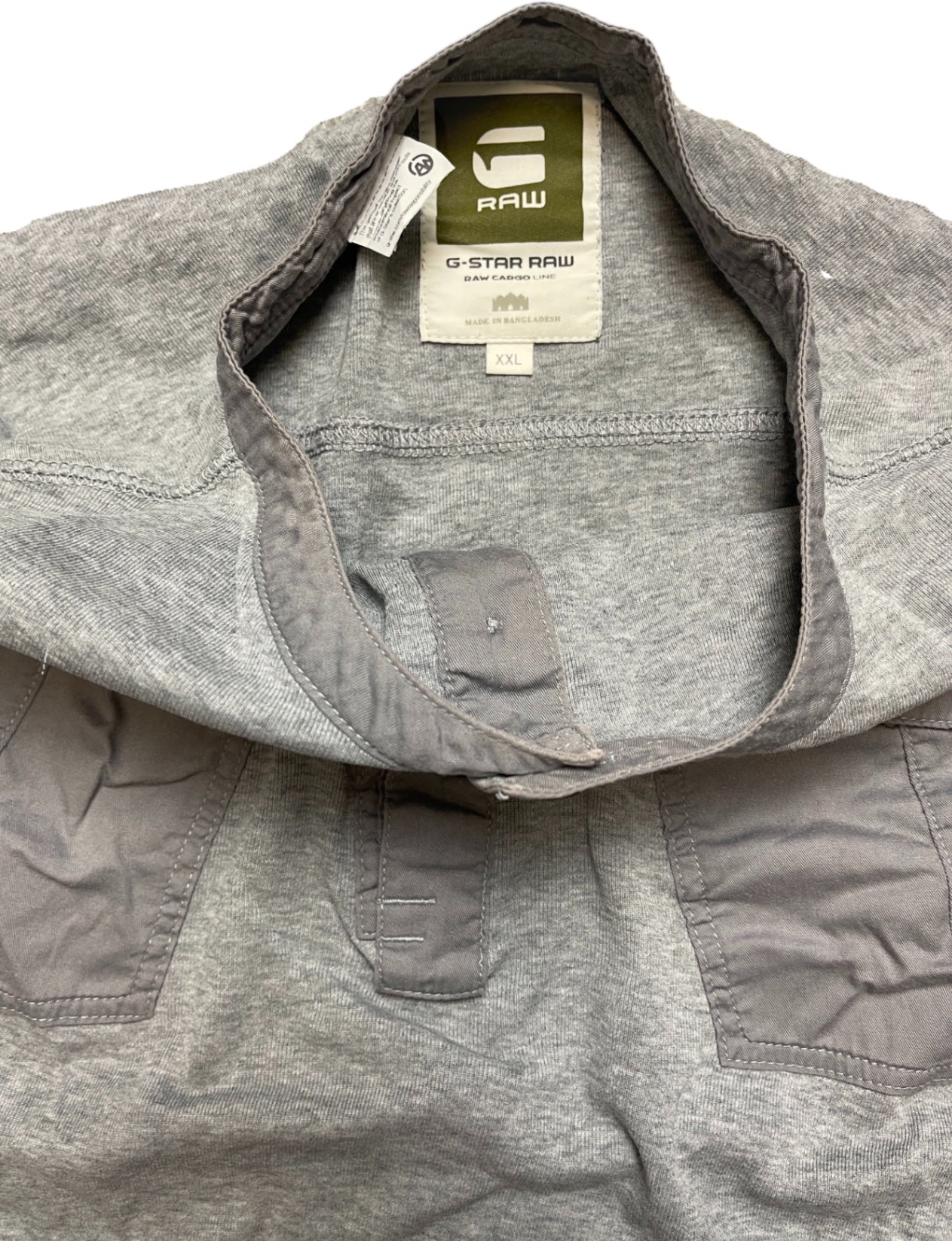 Y2K G-Star Longsleeve Grey Cotton XXL