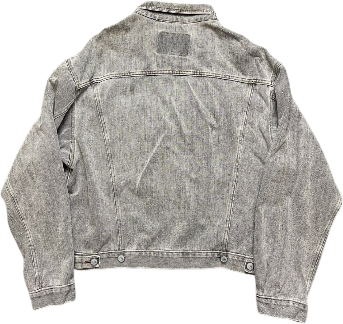 Vintage Buffalo Jacke Grau Baumwolle L