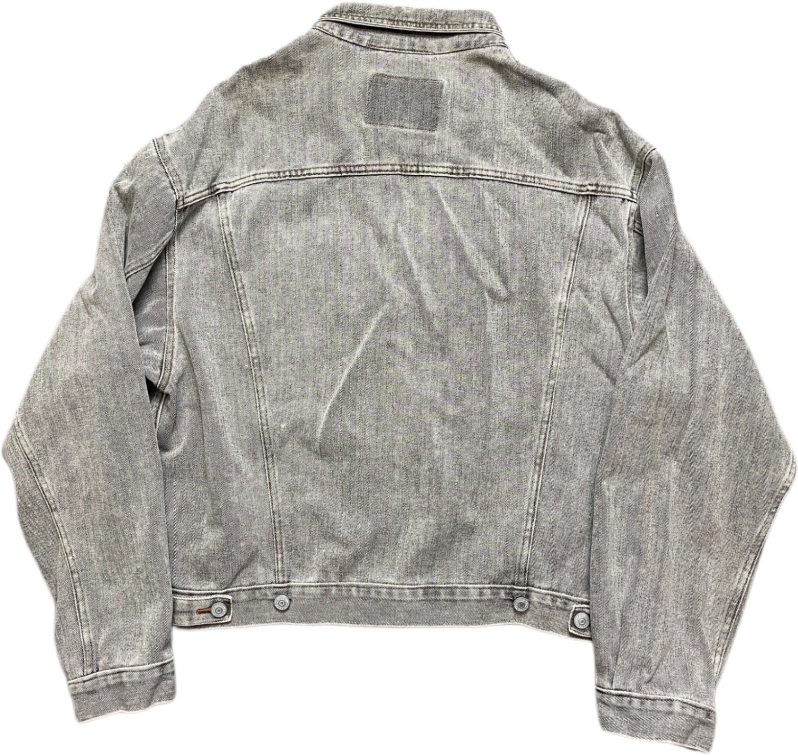 Vintage Buffalo Jacke Grau Baumwolle L