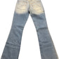 Vintage Levi's Schlaghose 525 04 Jeanshose Hellblau Baumwolle XS
