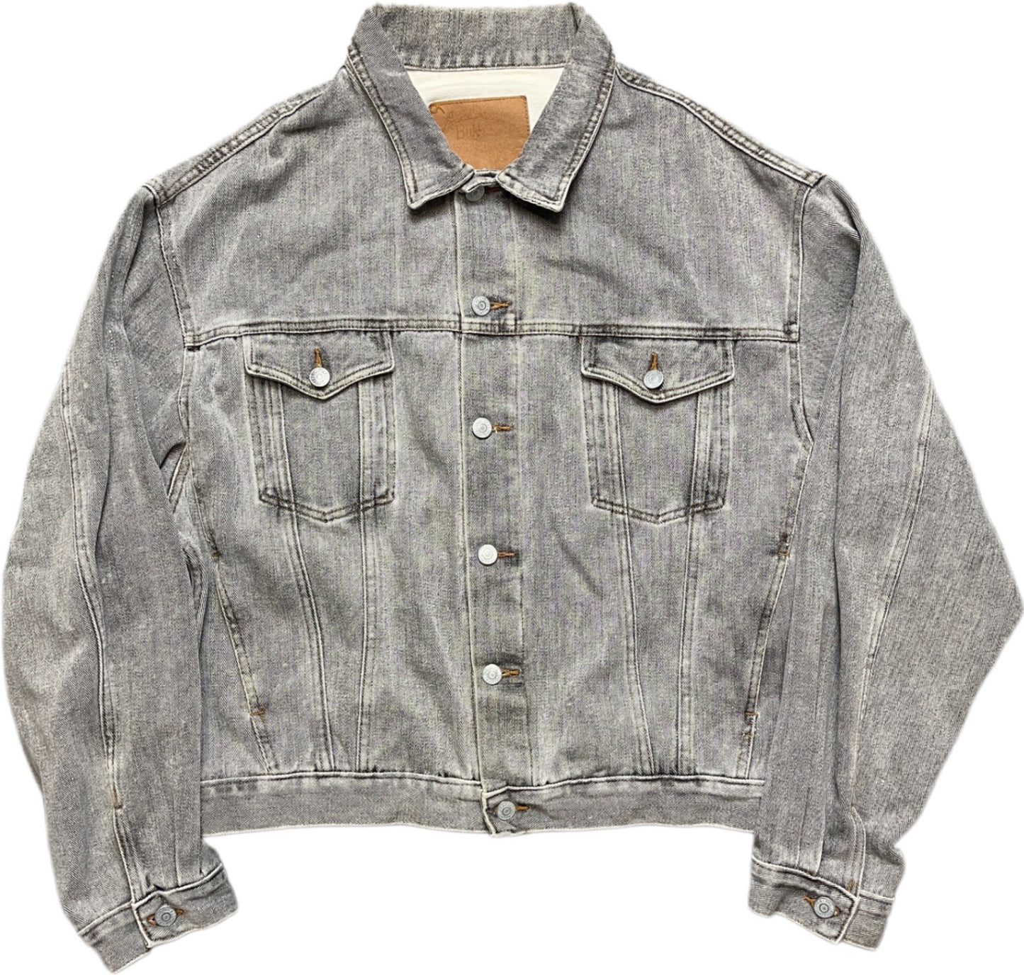 Vintage Buffalo Jacke Grau Baumwolle L