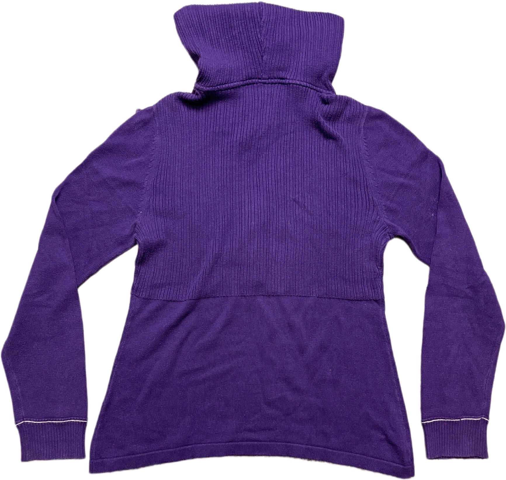 Y2K Street One Strickpullover Lila Baumwollmix M