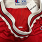 Vintage Champion Chicago Bulls Sport Shorts Red Polyester XXL