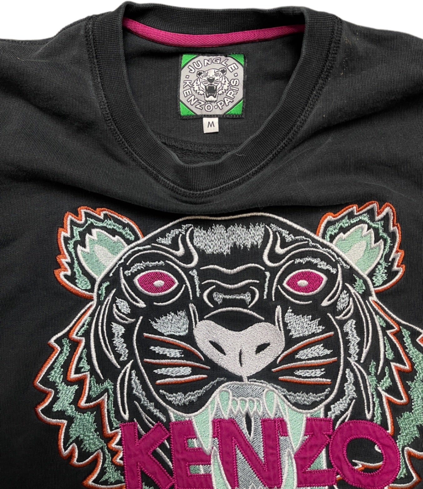 Kenzo Jungle Sweatshirt Cotton Black M