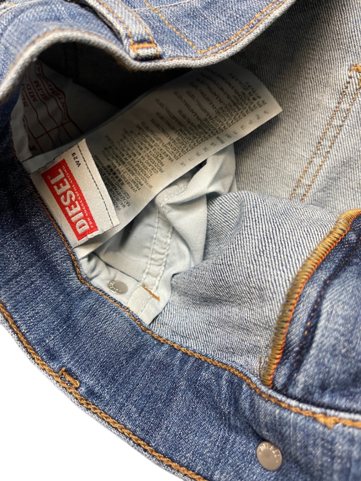 Y2K Diesel Jeans Pants Skinny Cotton Blend XS