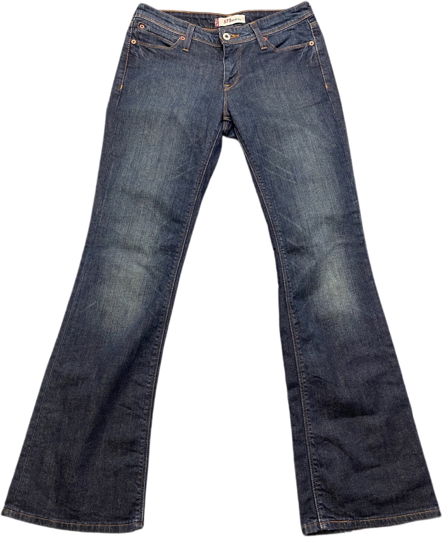 Levi's 572 Bootcut Jeanshose Blau Baumwollmix S