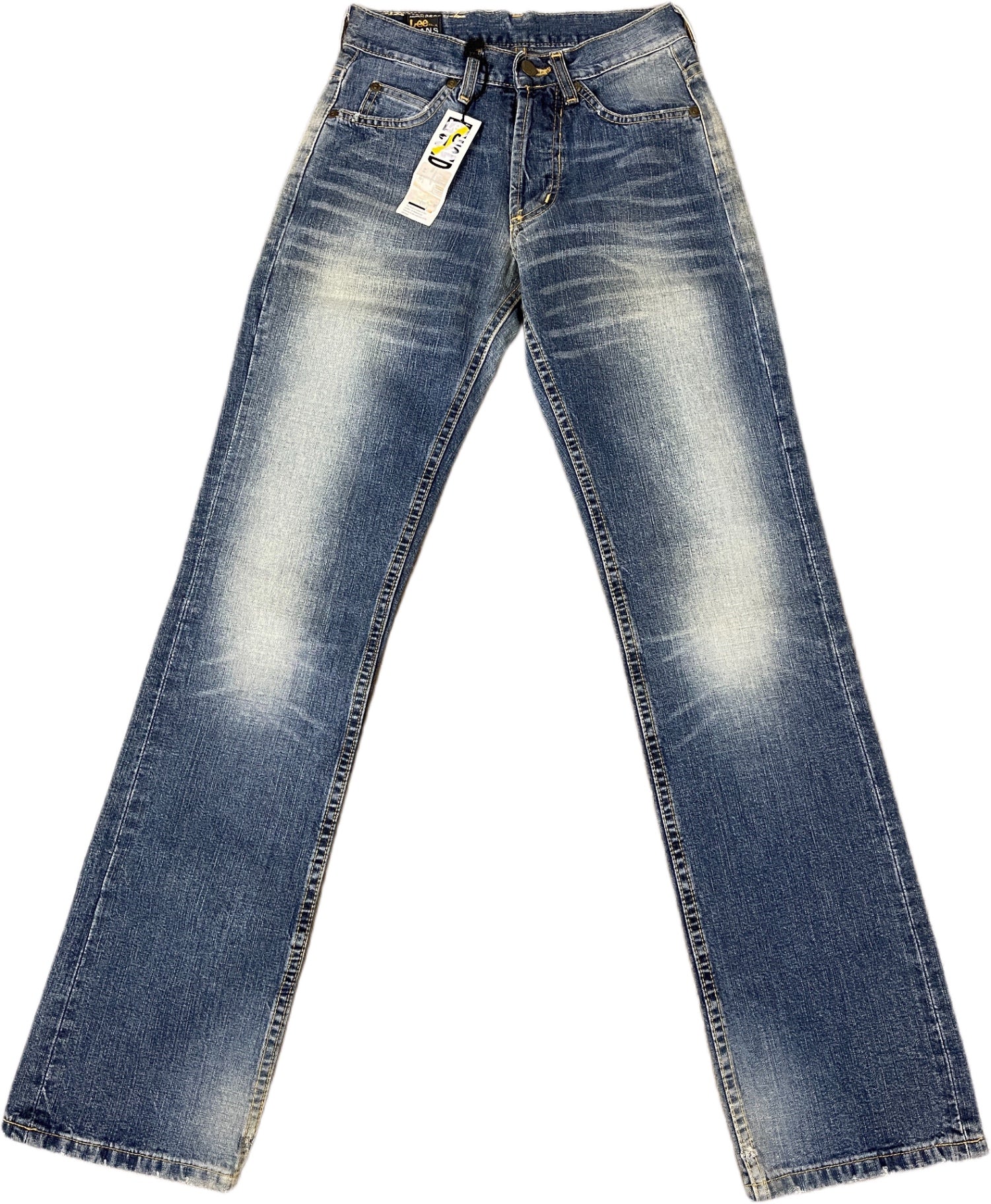 Y2K Deadstock Lee Jeanshose Blau Baumwolle XXS