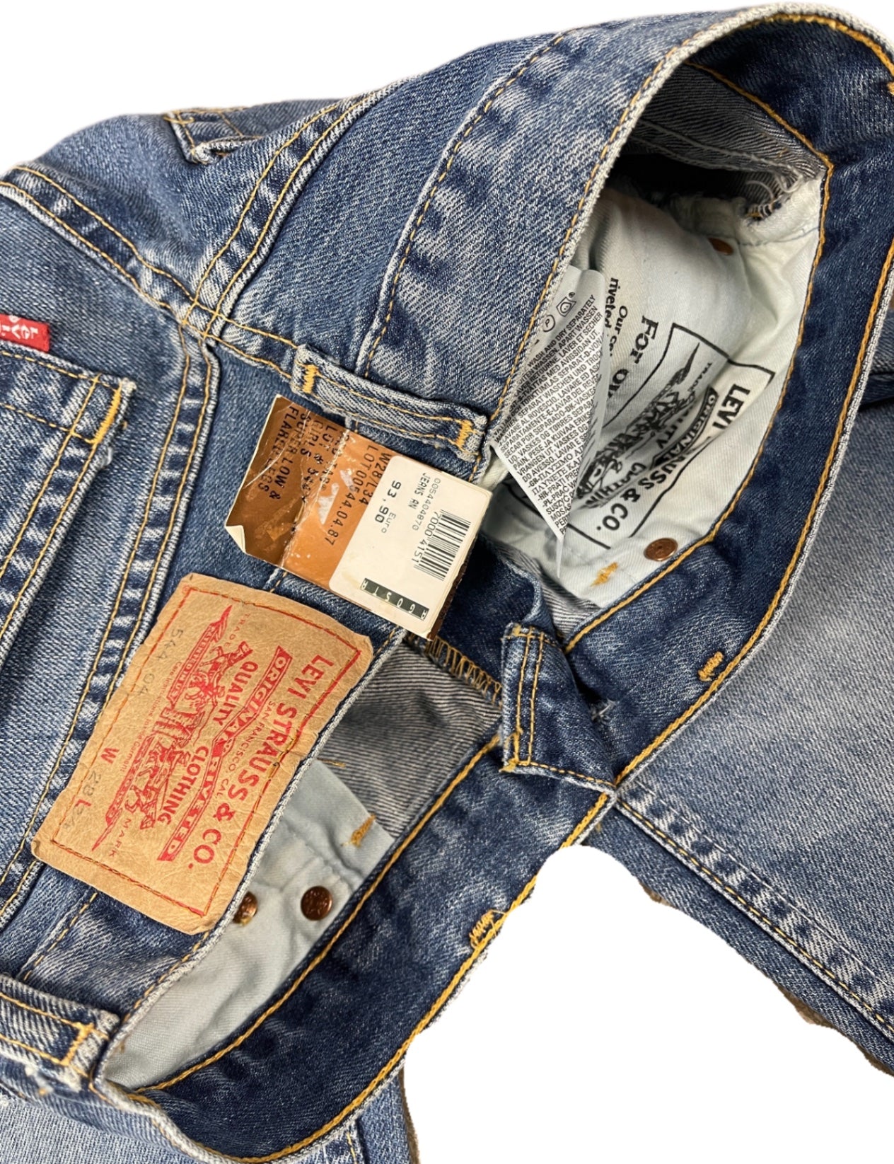 Vintage 544 04 Levi's Jeanshose Blau Baumwolle XS