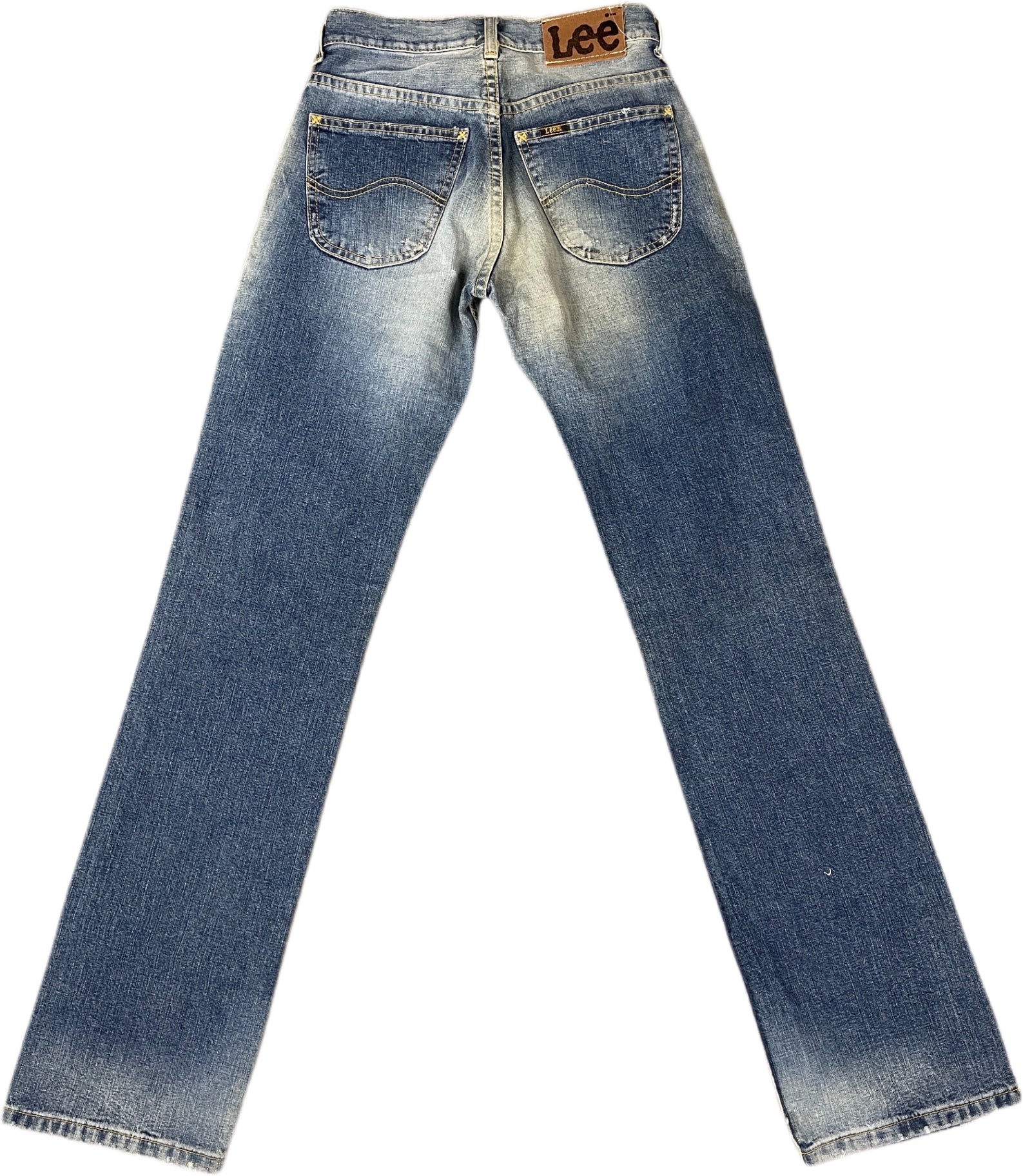 Y2K Deadstock Lee Jeanshose Blau Baumwolle XXS