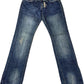 Y2K Displaj Denim Pants Blue Cotton XL