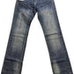 Y2K Displaj Jeanshose Dunkelblau Baumwolle XL