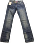 Y2K Displaj Jeanshose Dunkelblau Baumwolle XL