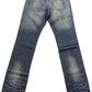 Y2K Displaj Jeanshose Dunkelblau Baumwolle XL