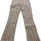 Vintage Deadstock MAC Flared Corduroy Pants Beige Striped Cotton Blend M