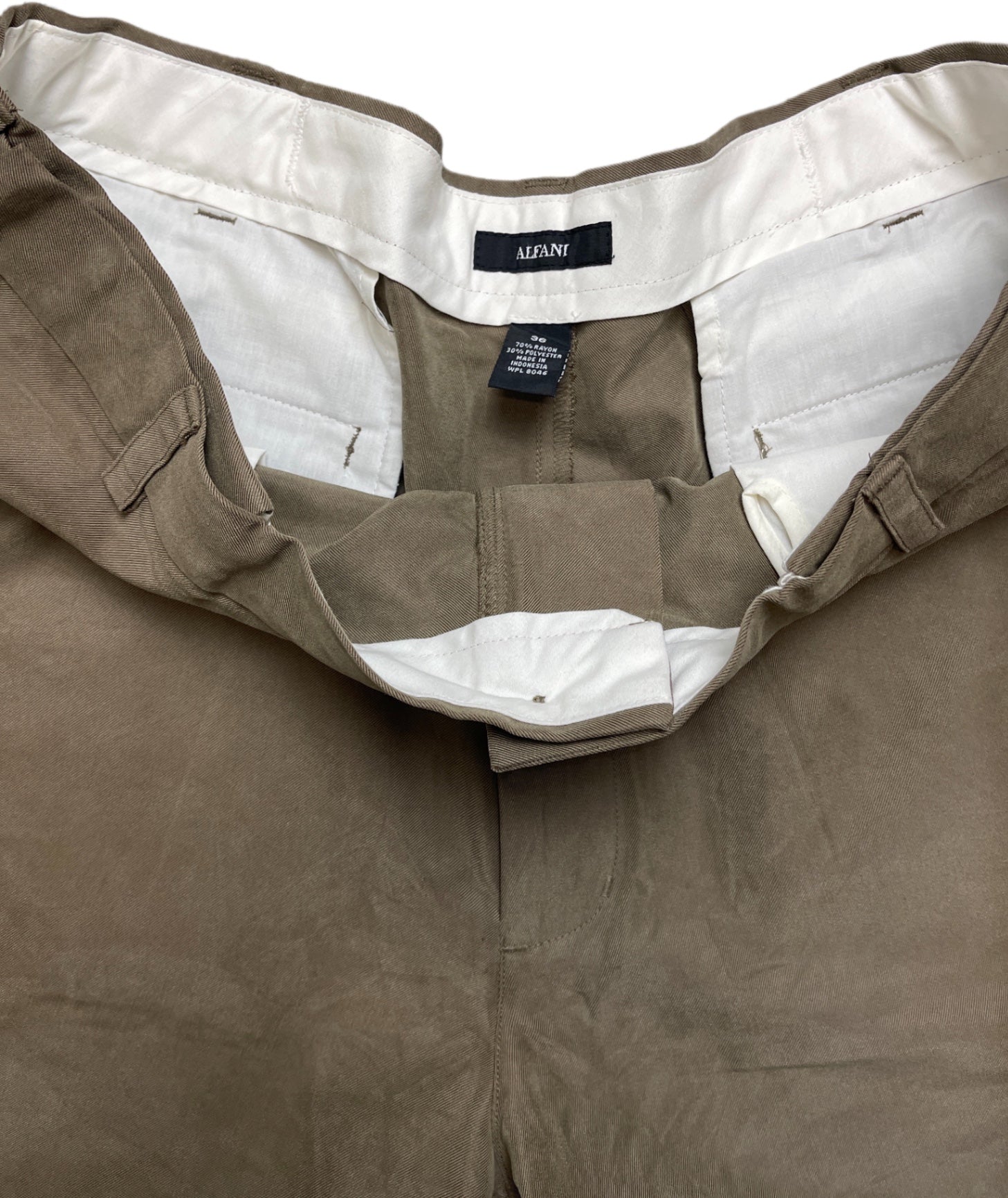 Alfani Shorts Braun Viskose und Polyester L
