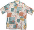 Vintage Shortsleeved Shirt Summer Colorful  L