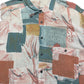 Vintage Shortsleeved Shirt Summer Colorful  L