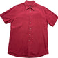 Hugo Boss Shortsleeve Shirt Red Cotton S