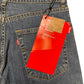 Vintage Deadstock Levi's Jeanshose Dunkelblau Baumwolle S